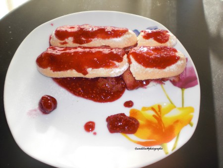 Charlotte à la framboise